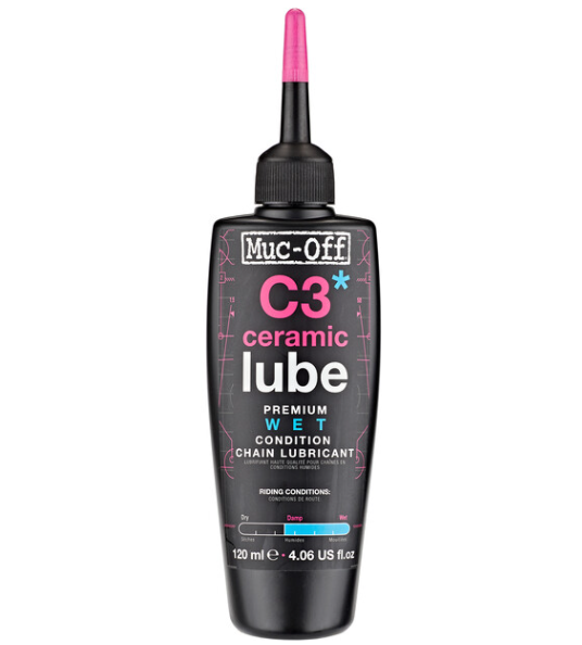 Muc-Off C3* Ceramic Lube Premium Wet - Kædeolie