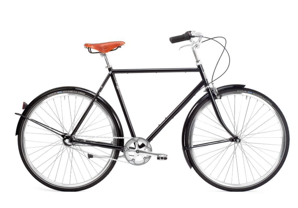 Pelago Bristol 7-Speed - Sort Herre Cykel (flere størrelser)