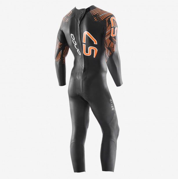 ORCA S7 - God svømme våddragt med synligt orange design - Herrer